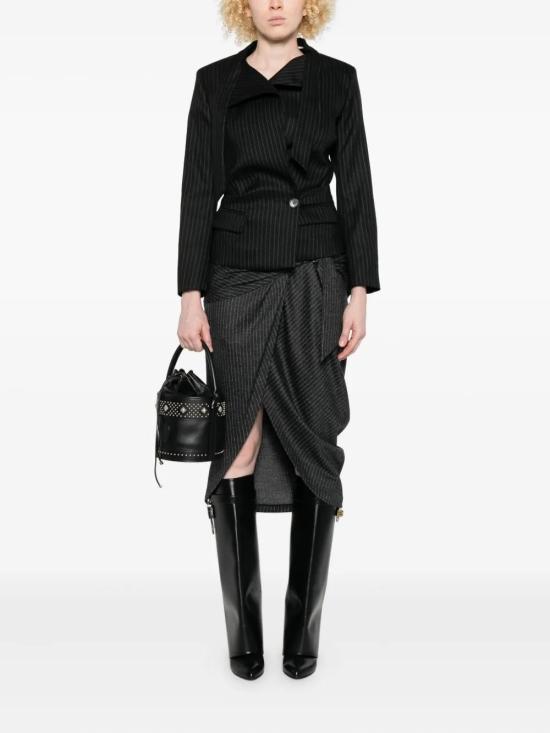 25FW 이자벨마랑 미디 스커트 JU0417FAC4J12I 02AN ANTHRACITE - ISABEL MARANT