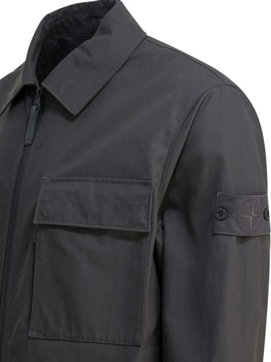 25FW 스톤 아일랜드 긴팔 셔츠 K2S151200018S00F1 V0067 DARK GREY - STONE ISLAND