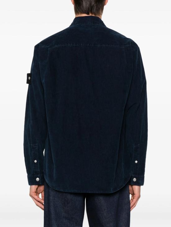 25FW 스톤 아일랜드 긴팔 셔츠 K2S151100008S0J10 V0021 INDIGO - STONE ISLAND