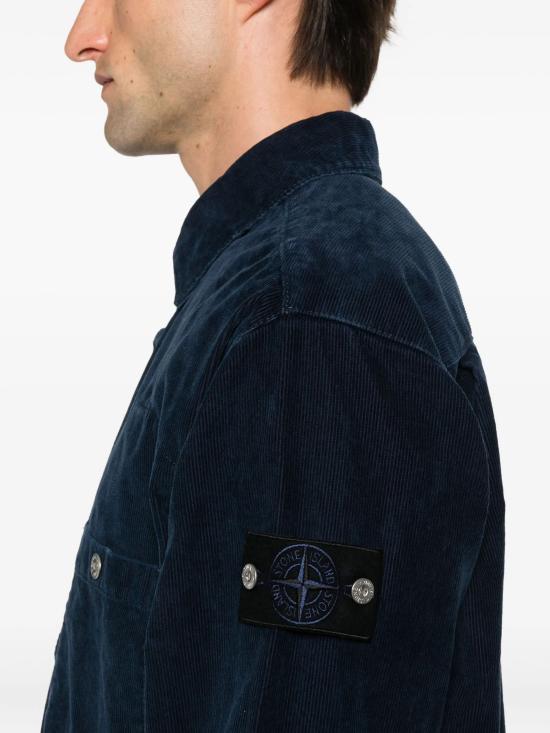 25FW 스톤 아일랜드 긴팔 셔츠 K2S151100008S0J10 V0021 INDIGO - STONE ISLAND