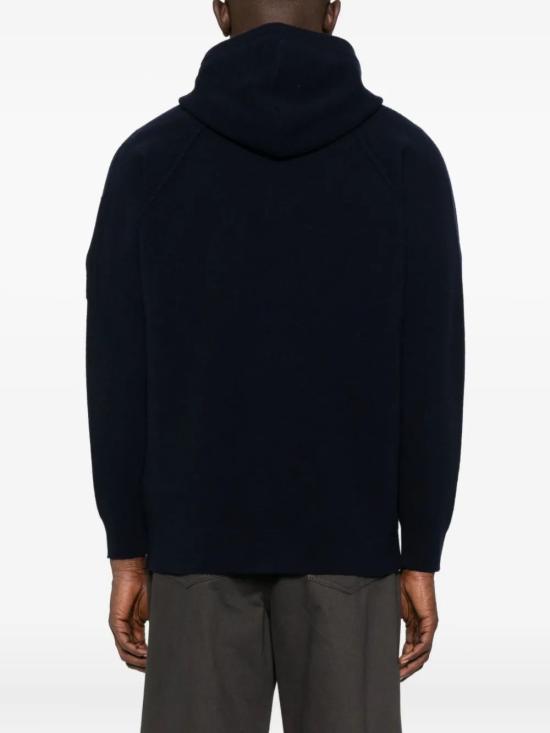 25FW 씨피 컴퍼니 스웨터 19CMKN057A110149A 888 TOTAL ECLIPSE - C.P. COMPANY