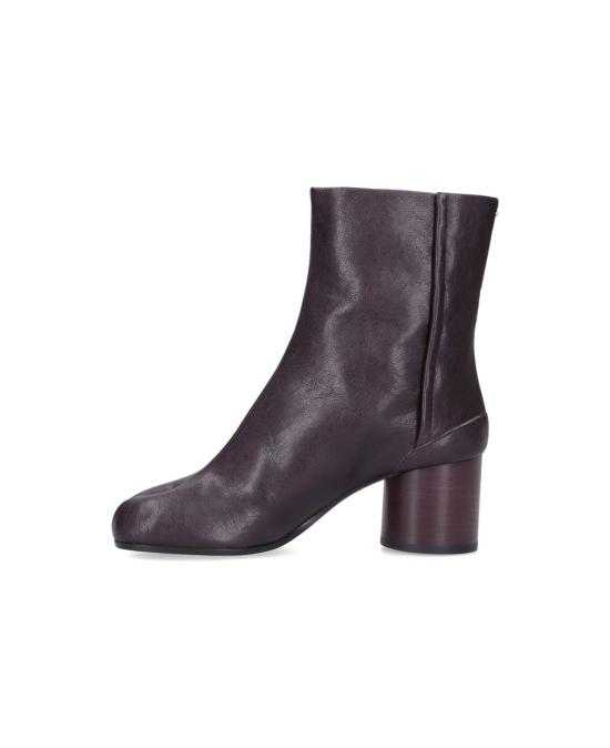 25FW 마르지엘라 타비 빈티지 레더 부츠 S58WU0246P3753 T5148 PLUM - MAISON MARGIELA