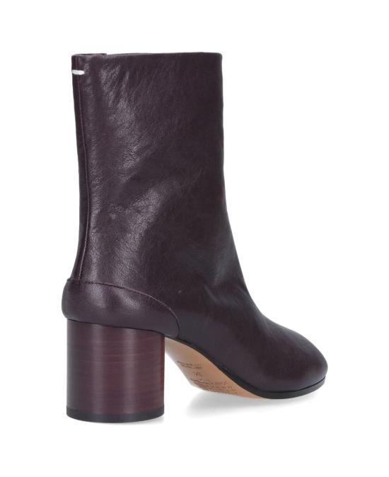 25FW 마르지엘라 타비 빈티지 레더 부츠 S58WU0246P3753 T5148 PLUM - MAISON MARGIELA