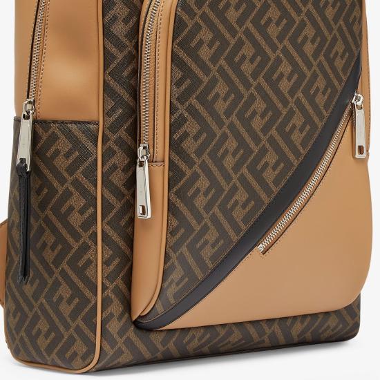 25FW 펜디 백팩 7VZ074A9XS F1IKC TBMR NERO SAND P - FENDI