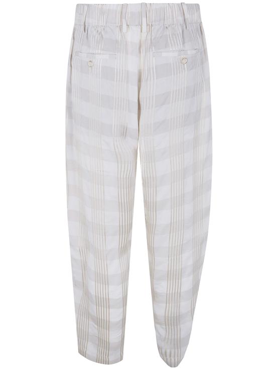 26SS 우마 왕 스트레이트 팬츠 UM3510 UW101 OFF WHITE - UMA WANG