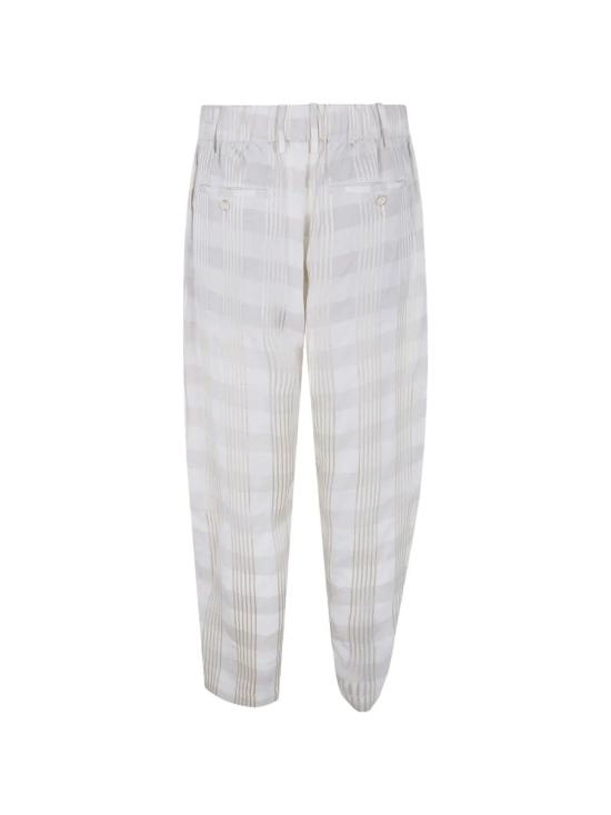 26SS 우마 왕 스트레이트 팬츠 UM3510 UW101 OFF WHITE - UMA WANG