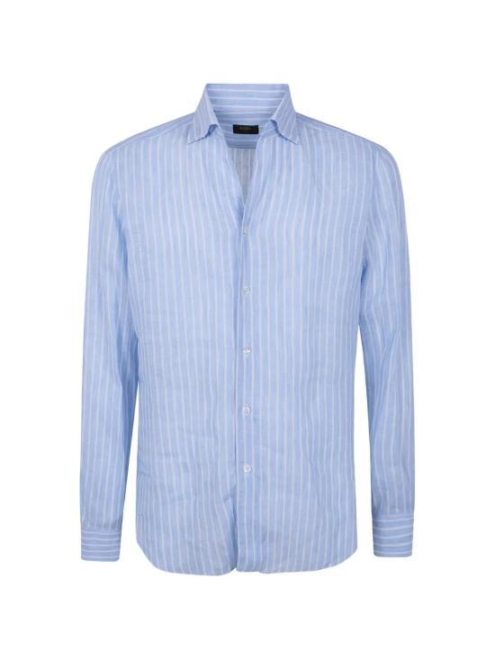 26SS 발바 긴팔 셔츠 NSFR2P0154037 U 0001 LIGHT BLUE STRIPES - BARBA