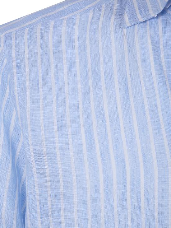 26SS 발바 긴팔 셔츠 NSFR2P0154037 U 0001 LIGHT BLUE STRIPES - BARBA
