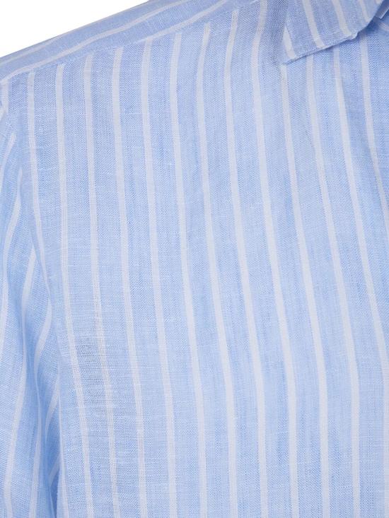 26SS 발바 긴팔 셔츠 NSFR2P0154037 U 0001 LIGHT BLUE STRIPES - BARBA