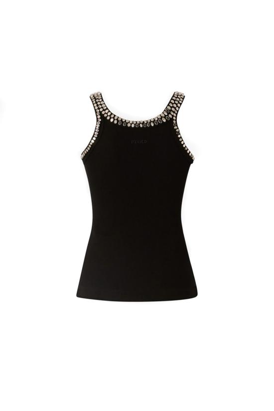 26SS 핑코 민소매 티셔츠 104109A35YZ99 Black - PINKO