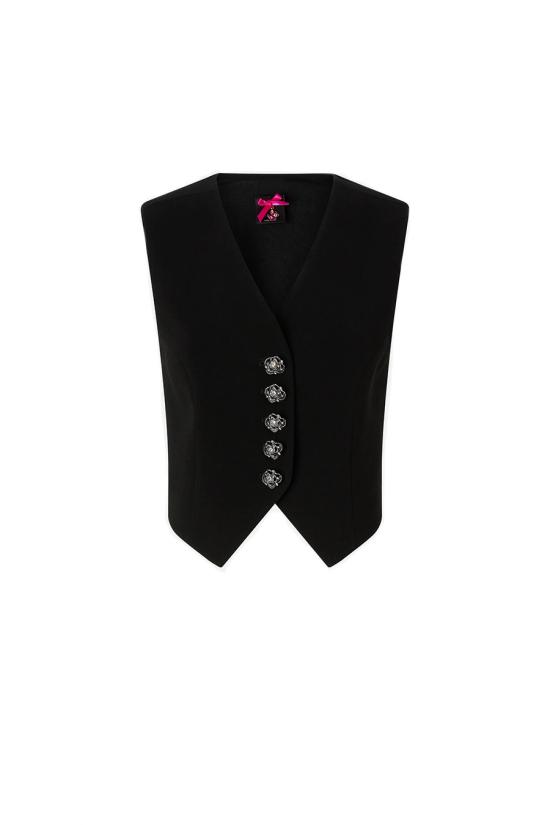 26SS 핑코 베스트 106593A2Q2Z99 Black