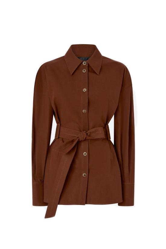 26SS 핑코 셔츠 106153A2ERL78 Brown