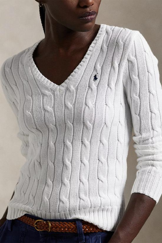 26SS 폴로 랄프로렌 스웨터 211971870003 White - POLO RALPH LAUREN