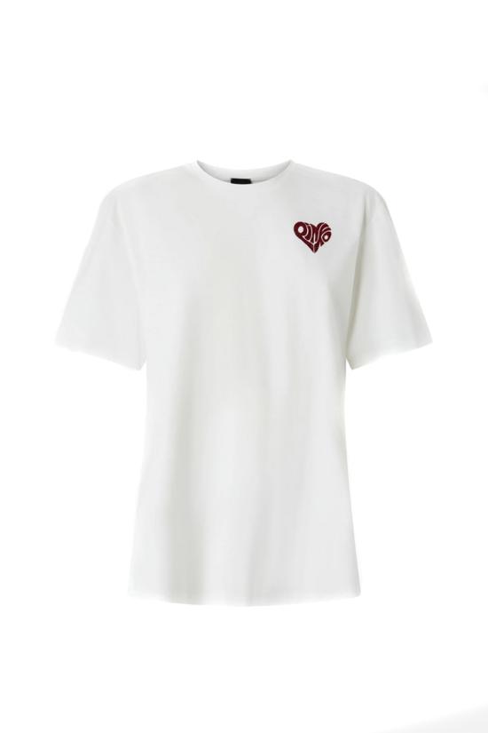 26SS 핑코 반팔 티셔츠 105526A33IZR2 White