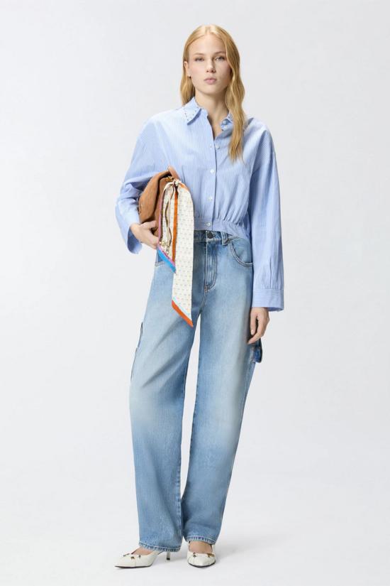 26SS 핑코 셔츠 106277A32RZE5 Multicolor - PINKO