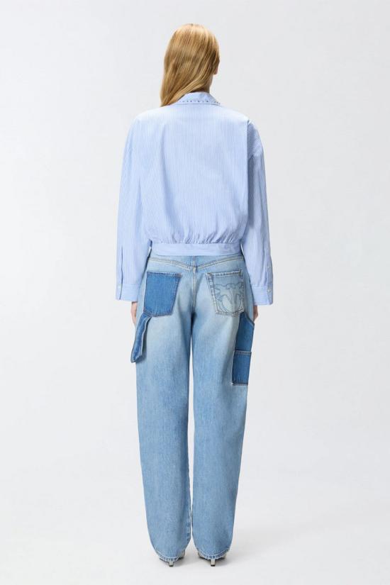 26SS 핑코 셔츠 106277A32RZE5 Multicolor - PINKO