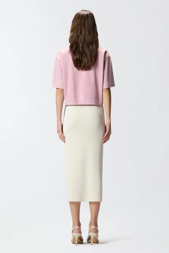 26SS 핑코 미디 스커트 106338A34DC44 Grey - PINKO