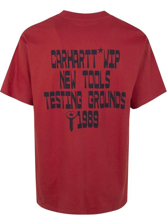 26SS 칼하트 WIP 반팔 티셔츠 I036231 3IXXX 3IXXX OXIDE RED - CARHARTT WIP