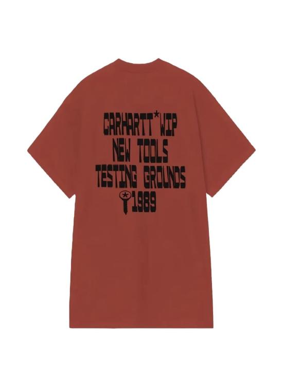 26SS 칼하트 WIP 반팔 티셔츠 I036231 3IXXX 3IXXX OXIDE RED - CARHARTT WIP