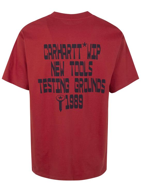 26SS 칼하트 WIP 반팔 티셔츠 I036231 3IXXX 3IXXX OXIDE RED - CARHARTT WIP