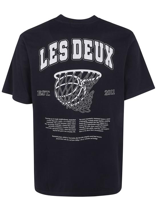 26SS 레듀 반팔 티셔츠 1001473 100 BLACK - LES DEUX