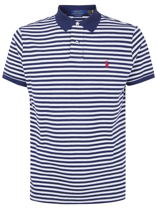 26SS 폴로 랄프로렌 폴로 티셔츠 710 956 682 500 NEWPORT NAVY WHITE