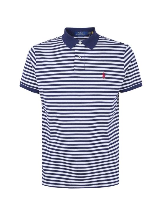 26SS 폴로 랄프로렌 폴로 티셔츠 710 956 682 500 NEWPORT NAVY WHITE - POLO RALPH LAUREN