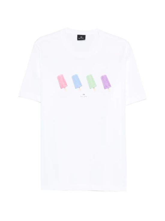 26SS PS 바이 폴스미스 반팔 티셔츠 M2R 011R VP5780 01 WHITE - PS BY PAUL SMITH