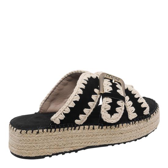 26SS 모우 샌들 641003A BKWH Black - MOU