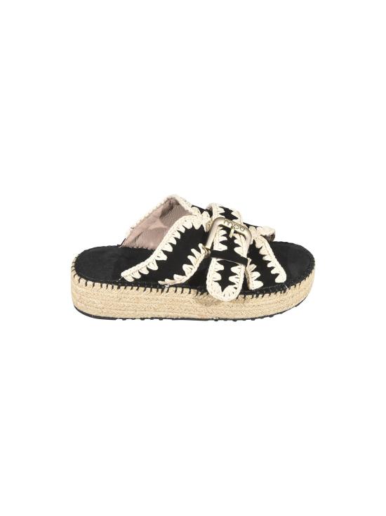 26SS 모우 샌들 641003A BKWH Black