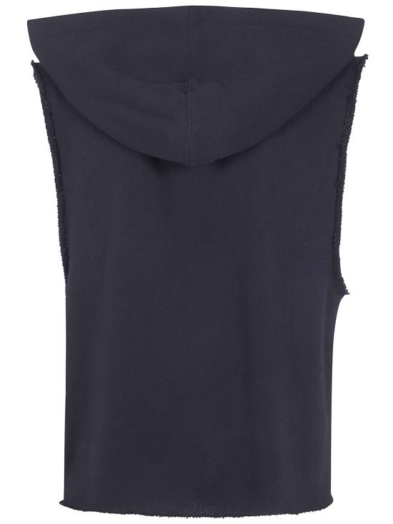 26SS 릭 오웬스 후드 티셔츠 RU01F2153 JNT 09 BLACK - RICK OWENS