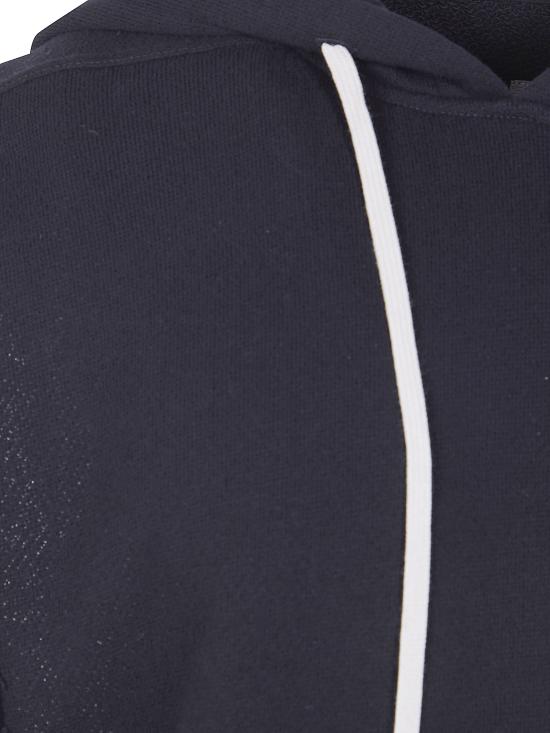 26SS 릭 오웬스 후드 티셔츠 RU01F2153 JNT 09 BLACK - RICK OWENS