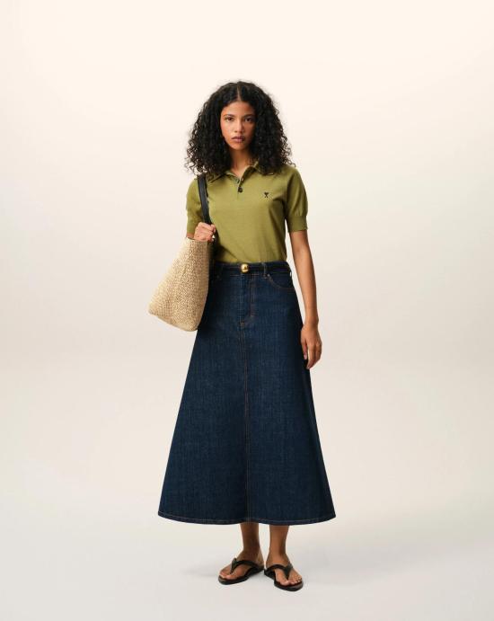 26SS 아미 반팔 티셔츠 FPL439KN0039 A091 Matcha noir - AMI