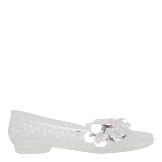 26SS 헤븐리젤리 플랫 슈즈 HJ26PSAL ST03CL02 White