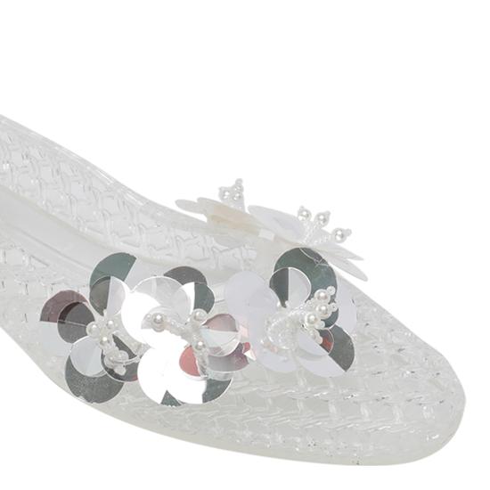 26SS 헤븐리젤리 플랫 슈즈 HJ26PSAL ST03CL02 White - HEAVENLY JELLY