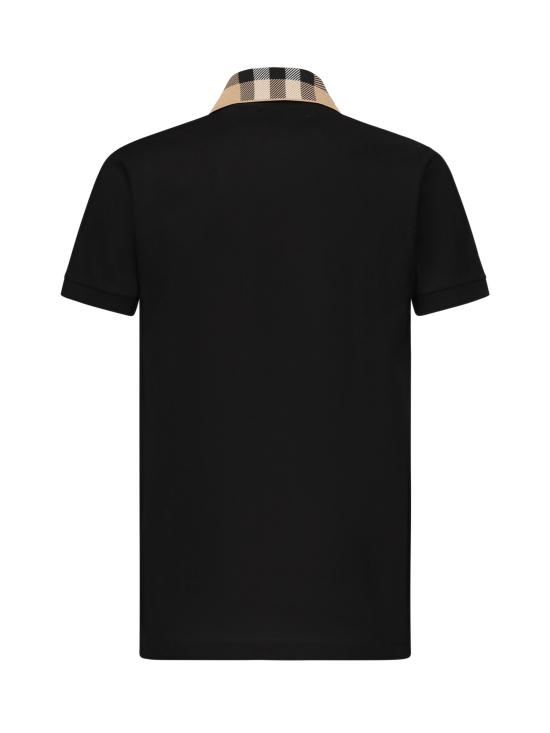 26SS 버버리 폴로 티셔츠 8071620 A1189 Black - BURBERRY