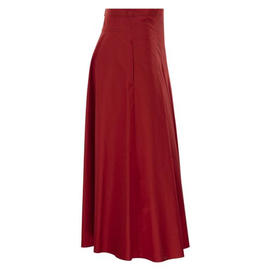 26SS 막스마라 스튜디오 롱 스커트 2616101021600 RED - MAX MARA STUDIO