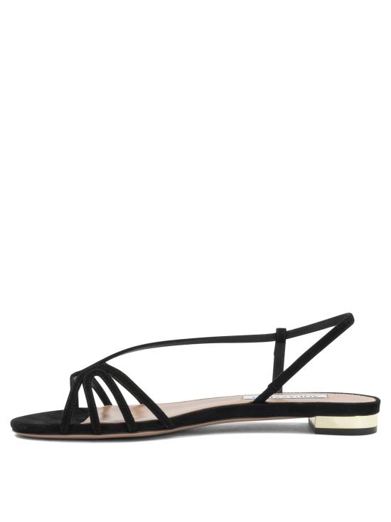 26SS 아쿠아주라 샌들 TTMFLAS0SUE000 Black - AQUAZZURA