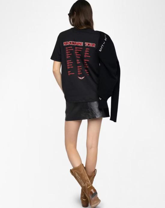 26SS 자딕앤볼테르 셔츠 JWTS02856 011 Black - ZADIG & VOLTAIRE