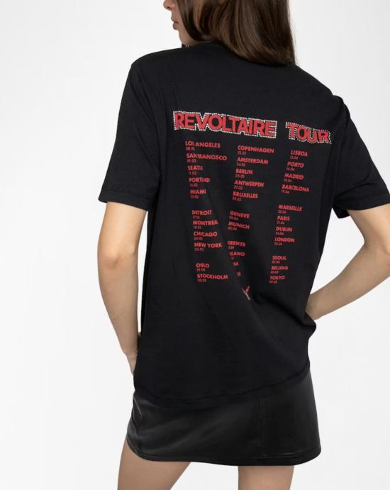 26SS 자딕앤볼테르 셔츠 JWTS02856 011 Black - ZADIG & VOLTAIRE