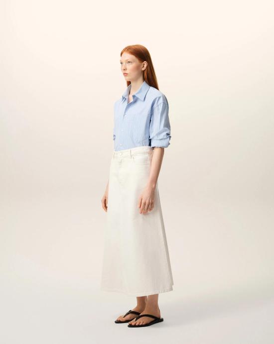 26SS 아미 미디 스커트 FSK467DE0126 136 Blanc creme - AMI