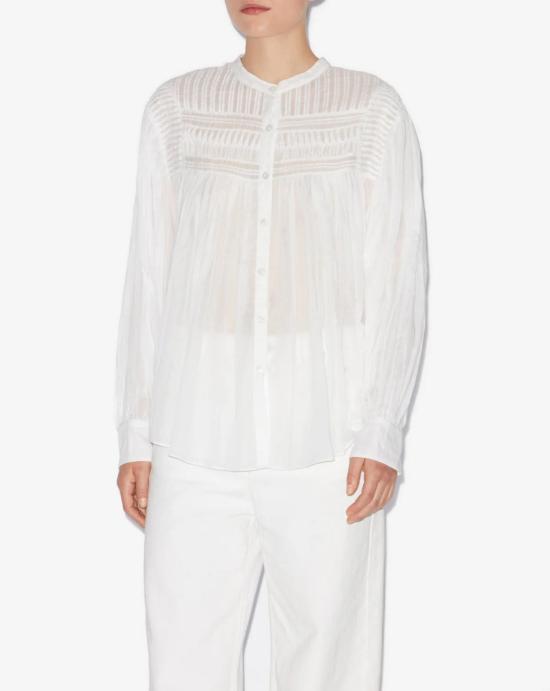 26SS 이자벨마랑 플라리아 오버핏 셔츠 HT0002FCB3J04E 20WH White - ISABEL MARANT