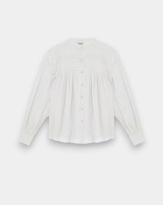 26SS 이자벨마랑 플라리아 오버핏 셔츠 HT0002FCB3J04E 20WH White