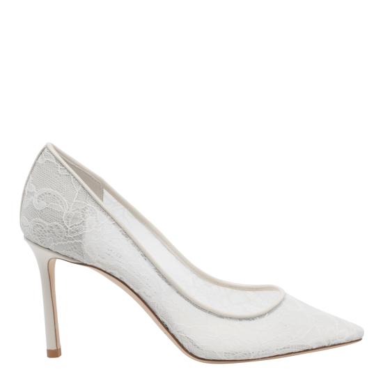 26SS 지미추 힐/펌프스 ROMY 85 JXOIVORY White