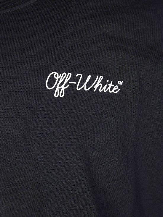 26SS 오프화이트 반팔 티셔츠 OMAA120C99JER00D 1001 NERO - OFF WHITE