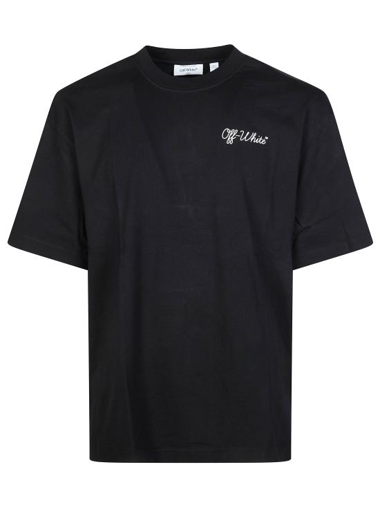 26SS 오프화이트 반팔 티셔츠 OMAA120C99JER00D 1001 NERO