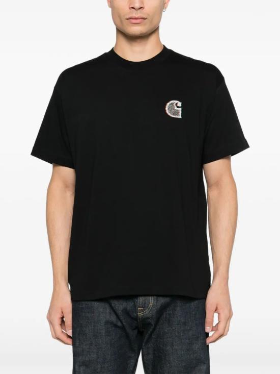 26SS 칼하트 WIP 숏슬리브 마인드 유어 헤드 티셔츠 I036000 89XX BLACK DOM - CARHARTT WIP