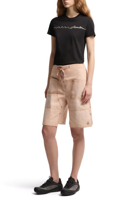 26SS 몽클레어 반팔 티셔츠 L10938C0001789B8Y 999 Black - MONCLER