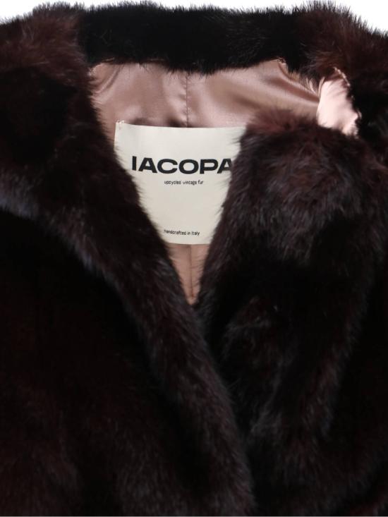 26SS 이아코파 자켓 ROSENE HOODIEMOGANO Brown - IACOPA