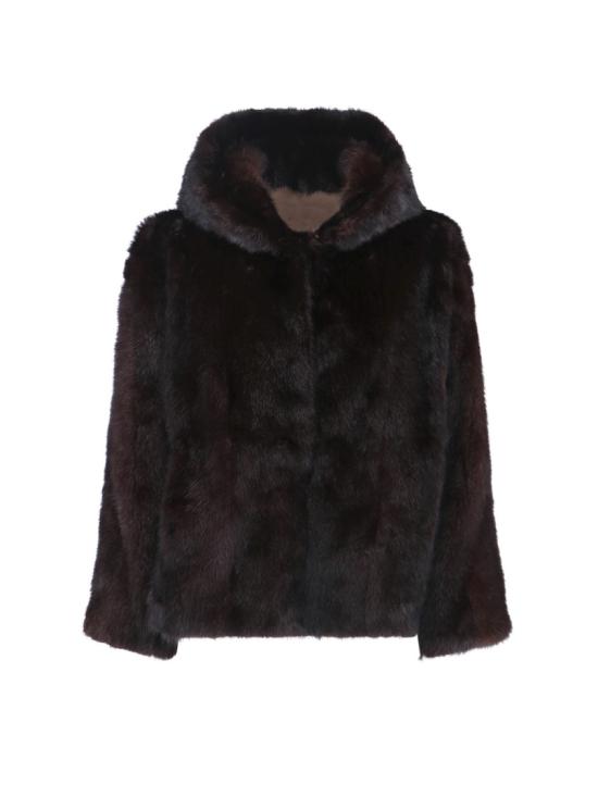 26SS 이아코파 자켓 ROSENE HOODIEMOGANO Brown